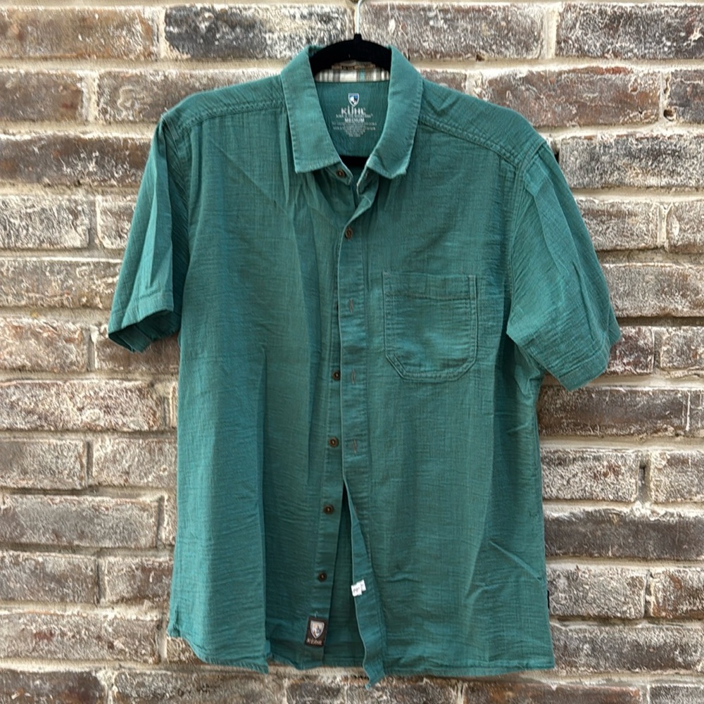 Kuhl medium men’s dress shirt, green